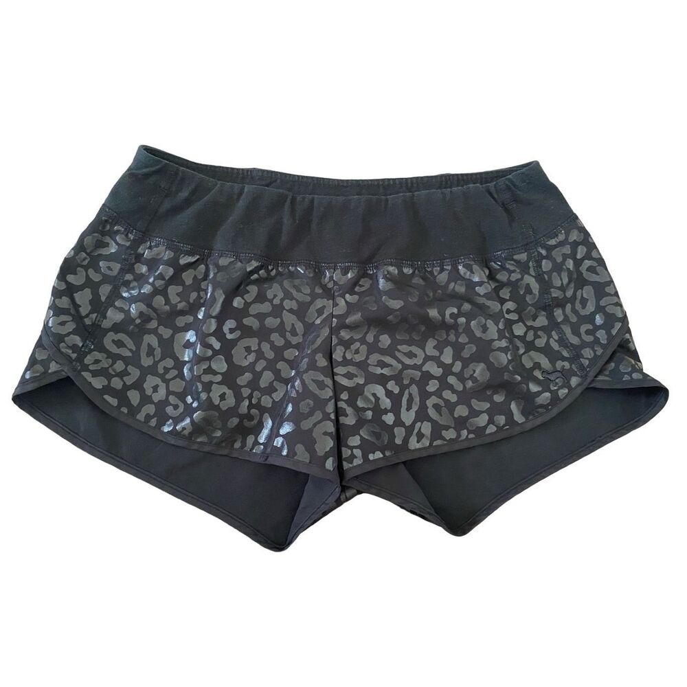 Victoria’s Secret Pink Leopard Print Short Shorts Athletic Sporty Sexy